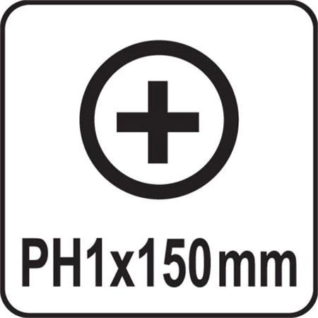 PHILLIPS SCREWDRIVER PH1x150MM