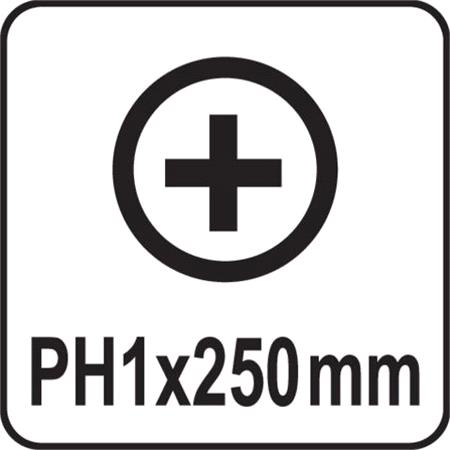 PHILLIPS SCREWDRIVER PH1x250MM