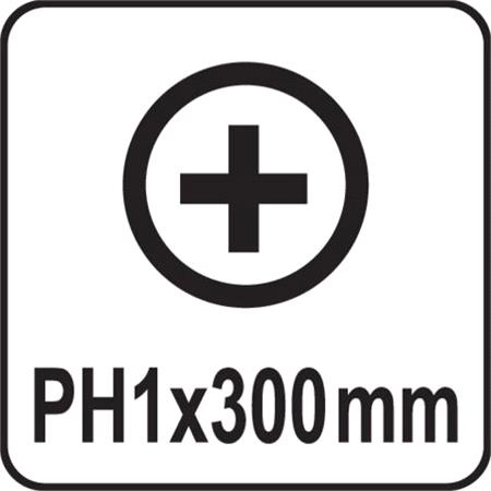 PHILLIPS SCREWDRIVER PH1x300MM