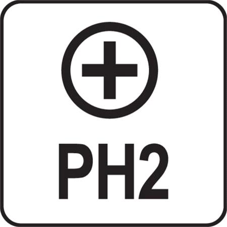 SCREWDRIVER BITS 10PCS PH2x60 DWUSTR