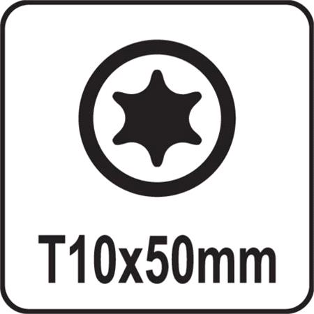 TORX PRECISION SCREWDRIVER T10x50MM