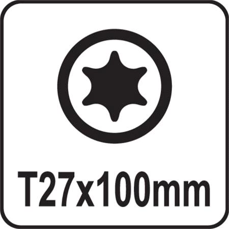 TORX SCREWDRIVER T27x100MM