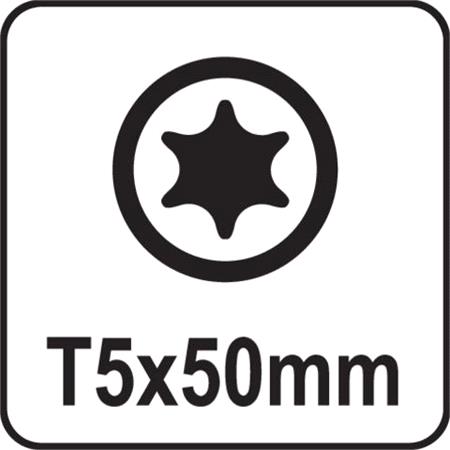 TORX PRECISION SCREWDRIVER T5x50MM