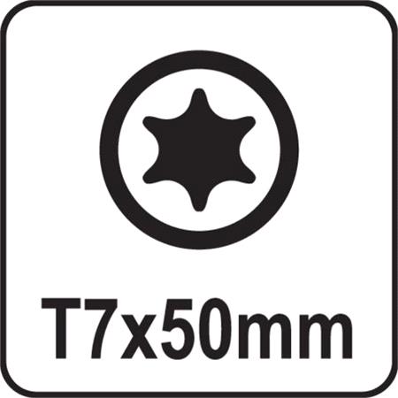 TORX PRECISION SCREWDRIVER T7x50MM