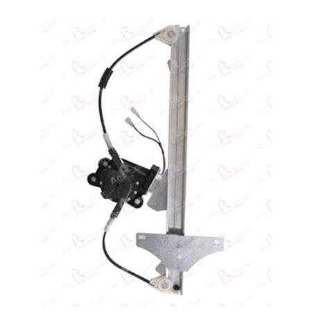 Rear Left Electric Window Regulator (with motor) for NISSAN X TRAIL (T30), 2001 2007, 4 Door Models, WITHOUT One Touch/Antipinch, motor has 2 pins/wires