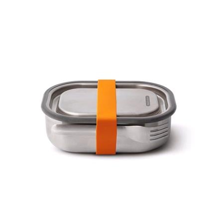 Black+Blum Stainless Steel Lunch Box Small Orange   600ml