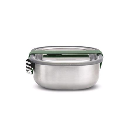Black+Blum Stainless Steel Lunch Box Small Olive   600ml