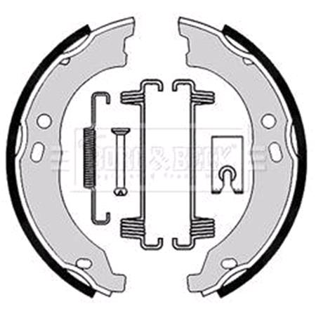 Borg & Beck Brake Shoe Set   BBS6360