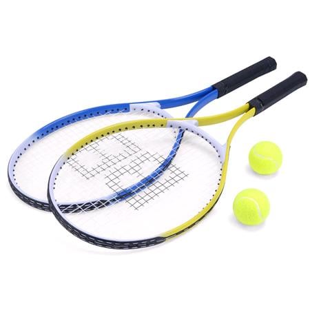 Pro Baseline Aluminum Tennis Rackets & Tennis Balls
