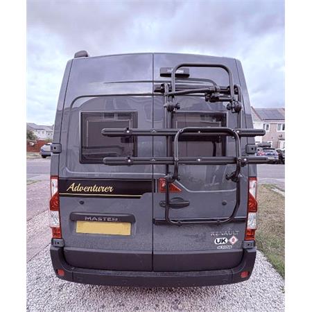 Fabbri Bici OK Rear Double Door Black Bike Rack for Renault Master 2011 Onwards   2 Bikes