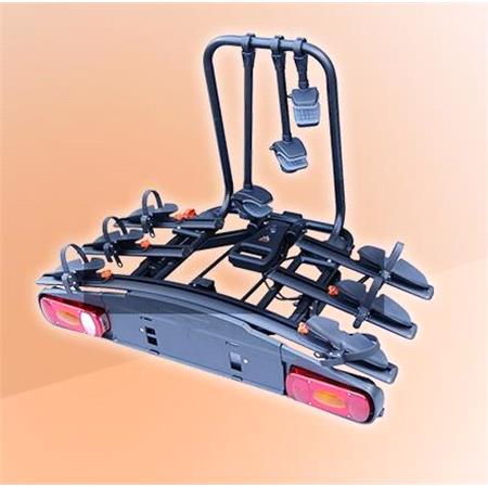 Aguri Active 3 black tow bar mounted bike rack (wheel support)   3 (4) bikes