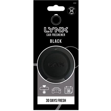 Lynx Black   3D Hanging Air Freshener