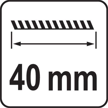 DOUBLE EDGE SCRAPER 4CM
