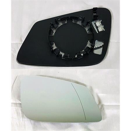 Right Wing Mirror Glass (Heated) and Holder for BMW i3, 2013 Onwards
