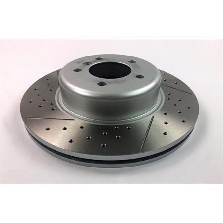 JURATEK Front Axle Brake Discs (Pair)   Diameter: 338mm, for vehicles with Performance brakes braking system