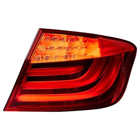 Right Rear Lamp (Saloon Model, Outer, On Quarter Panel, Supplied With Bulbholder, Original Equipment) for BMW 5 Series 2010 2013