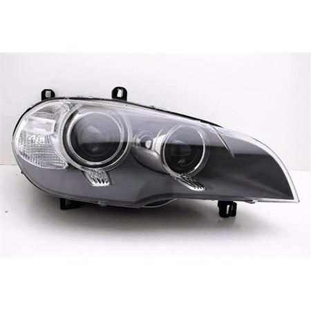 Right Headlamp (Xenon, Without DBL, Takes D1S Bulb, With Self Levelling, Without Ballast, Original Equipment) for BMW X5 2010 on