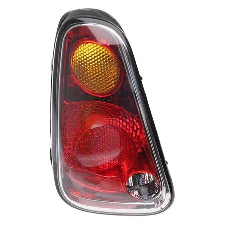 Left Rear Lamp (With Amber Indicator, With Round Reversing Light, Supplied With Bulbholder And Bulbs, Original Equipment) for Mini One/Cooper 2004 2006