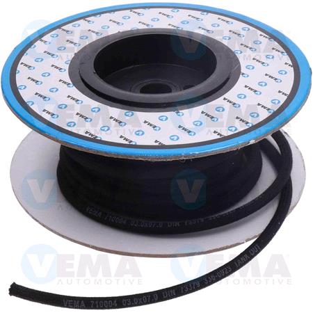 (VEMA) Nitrile Rubber Fuel Hose, 6 mm Internal Diameter X 13 mm Outer Gauge, NBR & Spiral Wrapped St