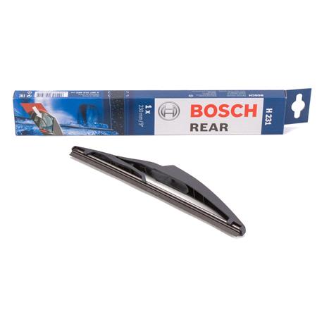 BOSCH H231 Rear Superplus Wiper Blade (230mm   Roc Lock Arm Connection) for Dacia Bigster 2024 Onwards