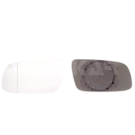 Left Wing Mirror Glass (heated) and Holder for SEAT ALHAMBRA, 1998 2010
