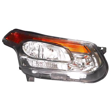 C3 Picasso '09 > RH Headlamp, Halogen, Takes H7   H1 Bulbs, Supplied With Motor
