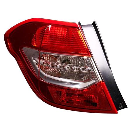 Left Rear Lamp (Outer, On Quarter Panel, 5 Door Hatchback Only, Supplied Without Bulbholder) for Citroen C4 2010 on