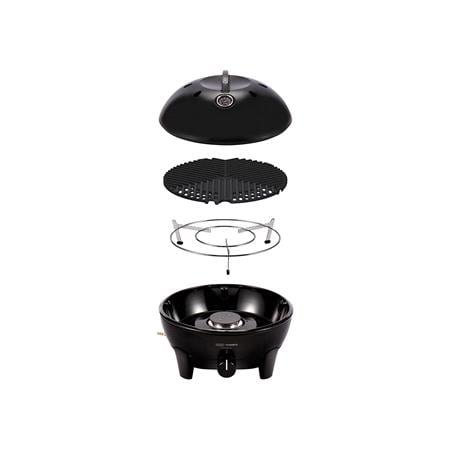 Citi Chef 40/ Black/ Portable 4 Piece/ Gas Barbeque/ Camp Cooker