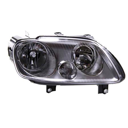 Right Headlamp (Halogen, Takes H1/H7 Bulbs, Supplied Without Motor) for Volkswagen CADDY III Life and Maxi 2004 2010