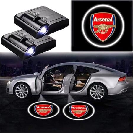 Arsenal Car Door LED Puddle Lights Set (x2)   Wireless