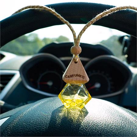 Lady Million Car Air Freshener   Carfume Lady Million Yellow