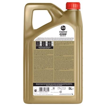 Castrol Edge 0W20 Hyspec Titanium FST C5 Fully Synthetic Engine Oil   5 Litre