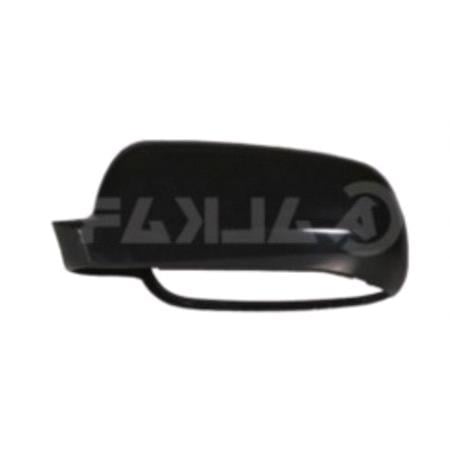 Left Wing Mirror Cover (black, grained, fits BIG mirrors only) for SEAT CORDOBA Hatchback, 1999 2002