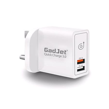 GadJet Quick Charge Dual USB Wall Adaptor