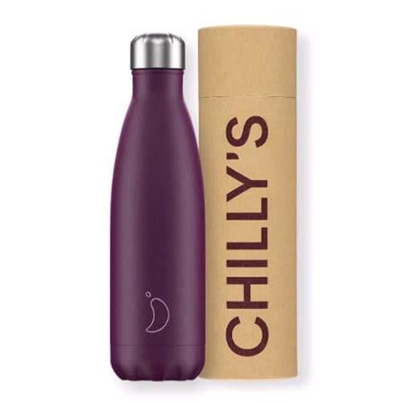 Chilly's 500ml Bottle   Matte Purple