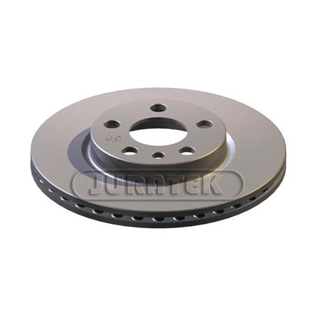 JURATEK Front Axle Brake Discs (Pair)   Diameter: 258mm, for Bendix braking system