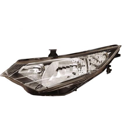 Left Headlamp (Halogen, Takes H7 / H7 Bulbs, Supplied With Motor) for Honda CIVIC IX 2012 on