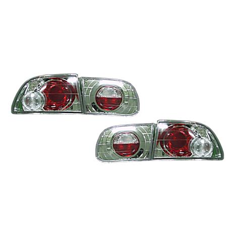 Left and Right Rear Lexus Lights Set for Honda CIVIC VI Hatchback 1992 1995