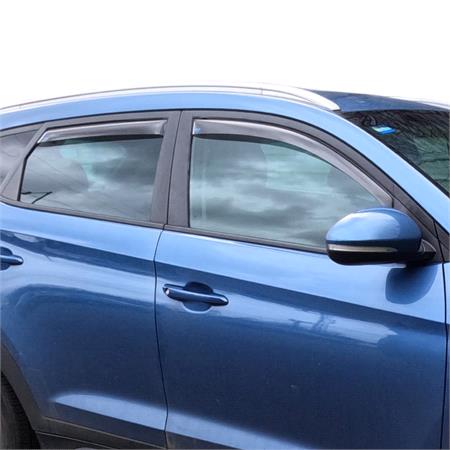 Climair Wind Deflectors with Smoked Tint Front and Rear Set for VOLVO XC40 (536), 2017 Onwards, SUV, 5 Door