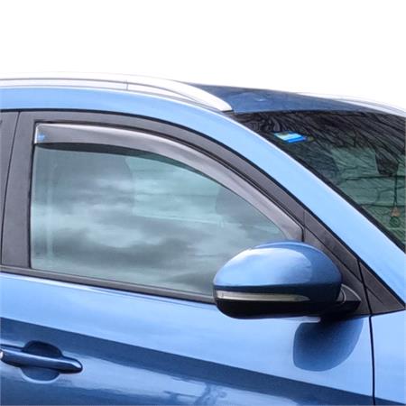 Climair Wind Deflectors with Smoked Tint Front Set for SUZUKI SWIFT V, 2017 Onwards, Hatchback, 5 Door