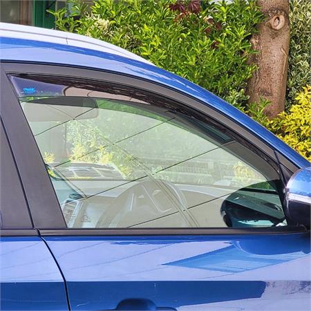 Climair Wind Deflectors with Smoked Tint Front Set for AUDI A4, 2000 2004, Notchback, 4 Door