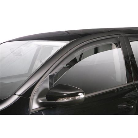 Climair Tinted Front and Rear Wind Deflectors for SEAT LEON (1P1), 2005 2013, Hatchback, 5 Door