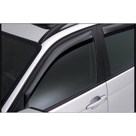 Climair Tinted Front and Rear Wind Deflectors for SEAT LEON (1P1), 2005 2013, Hatchback, 5 Door