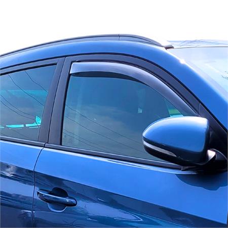 Climair Wind Deflectors with Smoked Tint Front Set for VW PASSAT Variant, 2005 2011, Kombi, 5 Door