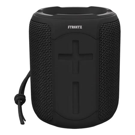 Streetz Black IPX7 Waterproof Bluetooth Speaker   2x5W