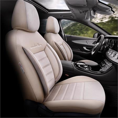 Premium Fabric Car Seat Covers COMFORTLINE   Beige