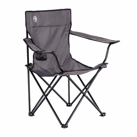 Coleman Quad Folding Camping Chair   Grey