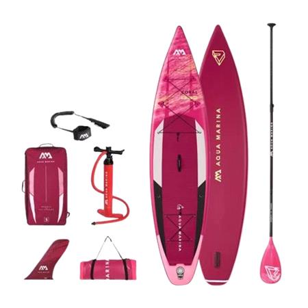Aqua Marina Coral Touring (2026) 11'6" iSUP with Paddle and Coil Leash