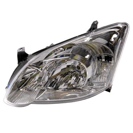 Left Headlamp (Halogen, Takes H7 / H7 Bulbs, Hatchback Only) for Toyota COROLLA 2004 2006
