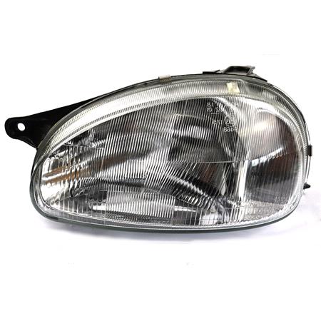 Left Headlamp (Electric Adjustment) for Opel COMBO 1993 2000